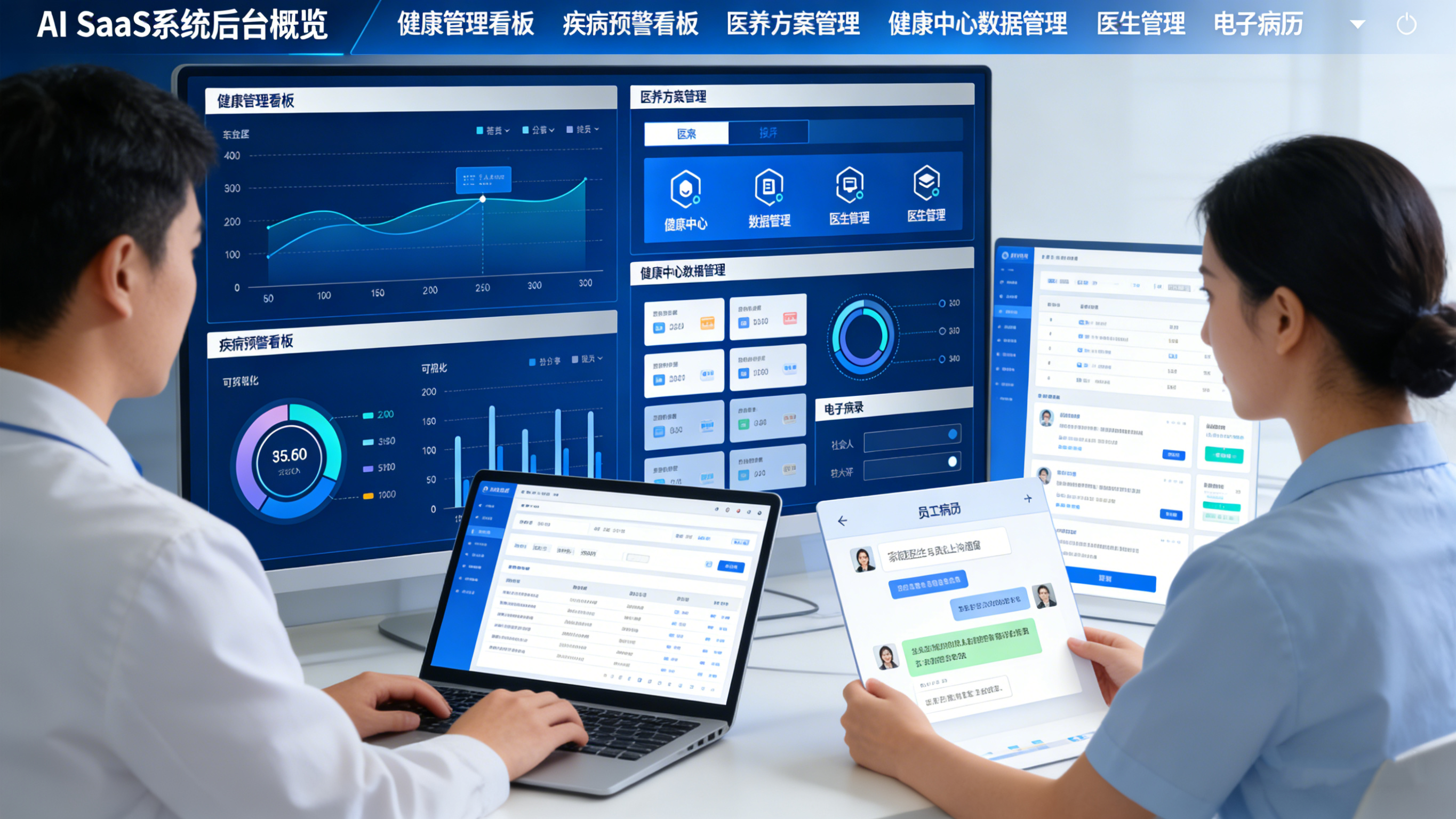 慧康AI新闻-慧名AI与武汉惠军达成合作，SaaS系统赋能员工健康管理